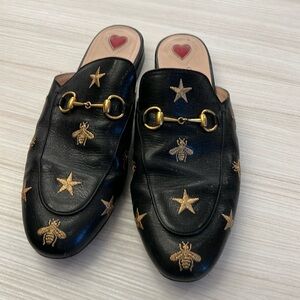 Gucci bee loafers